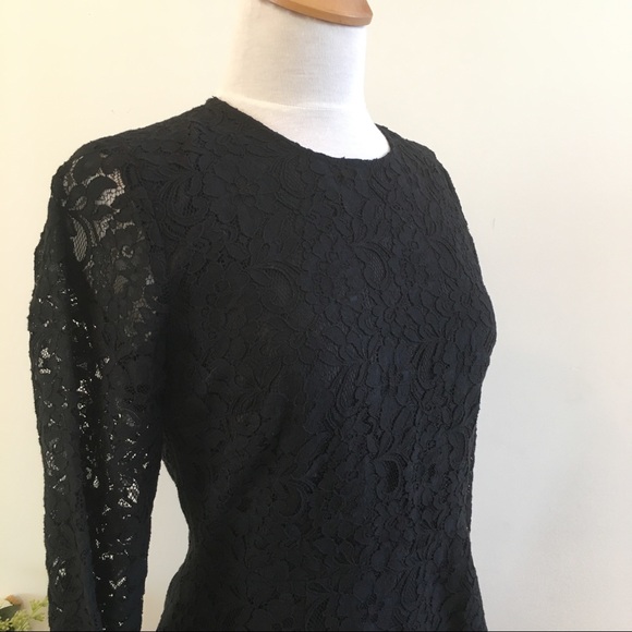 J. Crew Black Floral Lace Dress - Picture 4 of 12